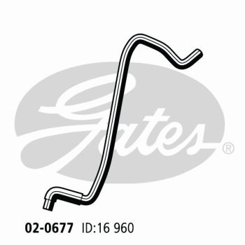 Gates 02-0677 Radiator Hose