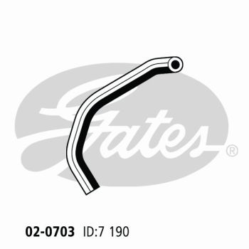 Gates 02-0703 Radiator Hose