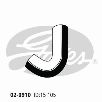 Gates 02-0910 Radiator Hose