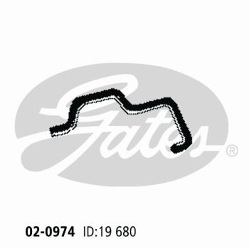 Gates 02-0974 Radiator Hose