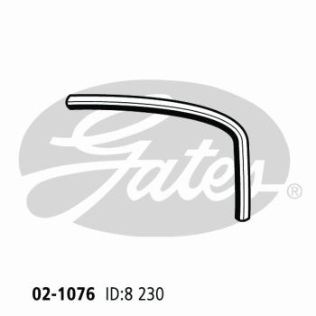 Gates 02-1076 Radiator Hose