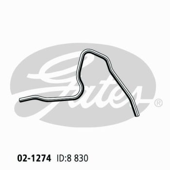 Gates 02-1274 Radiator Hose
