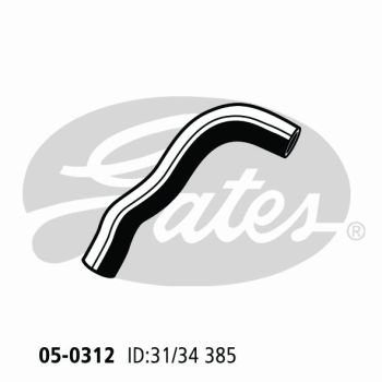 Gates 05-0312 Radiator Hose