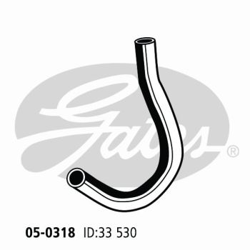 Gates 05-0318 Radiator Hose