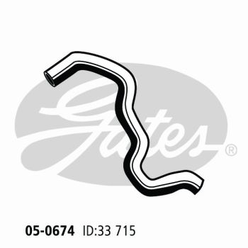 Gates 05-0674 Radiator Hose