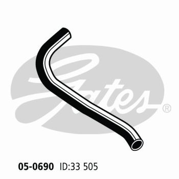 Gates 05-0690 Radiator Hose