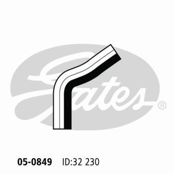Gates 05-0849 Radiator Hose