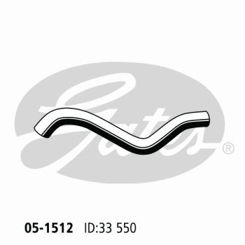 Gates 05-1512 Radiator Hose