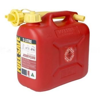 Fuel Safe Plastic Jerry Can Fuel Container Red 5L FC05R