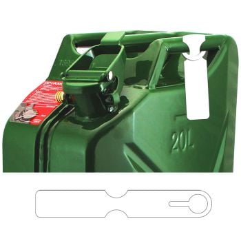 Fuel Can Tag Blank Fuel Safe