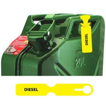 Fuel Can Tag Diesel Fuel Safe