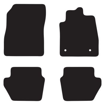 RubberTree Luxury Carpet Car Floor Mats fits Ford Puma 2020-on FD101LXBL