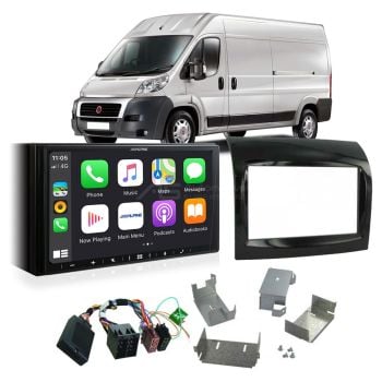 Fiat Ducato 2012-2014 Apple CarPlay Android Auto Head Unit Upgrade Kit