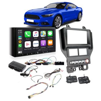 Ford Mustang 2015 Apple CarPlay Android Auto Head Unit Upgrade Kit