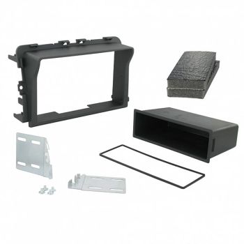 Aerpro FP8536 Single/Double DIN Black Facia Kit to suit Renault Trafic