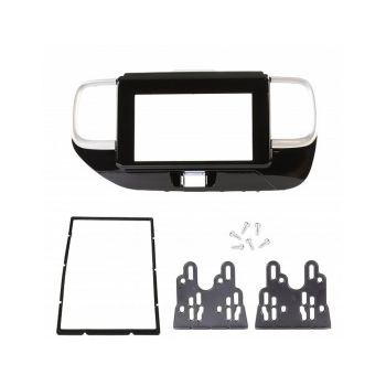 Aerpro FP8557 Double DIN Gloss Black Facia Kit to suit Hyundai Venue