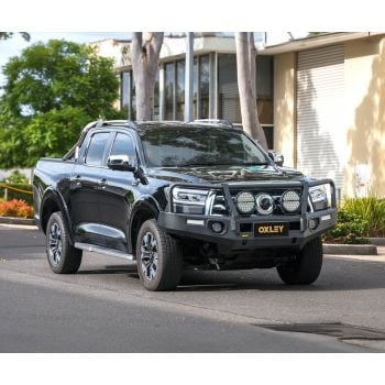 Oxley 4x4 Lopped Bull Bar fits GWM Cannon 09/2020-on Matte Black FT23GWC21V1