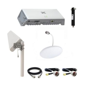 Cel-Fi GO G41 Indoor Cellular Repeater with Pulse Power Divider/Dual Low Profile DAS Omni Antenna G41-JE-DL-2SLO