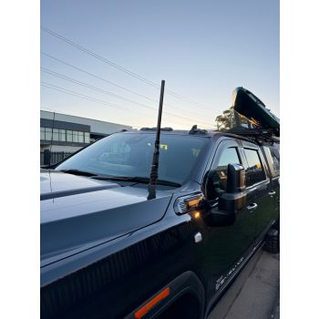 GMF BB-166P UHF Antenna Bonnet Bracket fits GMC Sierra Denali 2500 2020-on Passenger Side