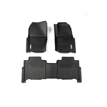 RubberTree Deep Dish Car Mats fits Great Wall Cannon Alpha Dual Cab 2024-on 5 Seats GW011-3D