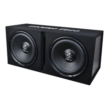 Ground Zero Dual 12 Inch Iridium Loaded Subwoofer Box GZIB 2.30BR