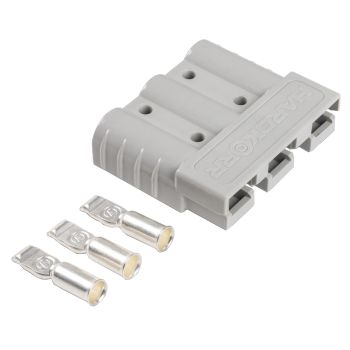 Hardkorr 3-Pin 50A Anderson Style Electrical Connector HKPDCDCCAB-3AND