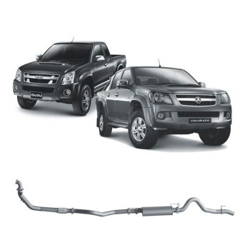 Redback HCX10600-PM Extreme Duty Turbo Back Exhaust fits Holden Rodeo 01/07-06/08 & Colorado/Isuzu D-Max 03/08-06/12