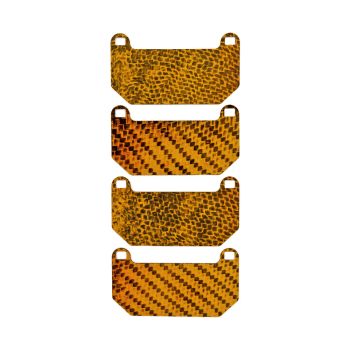 HEL Performance Carbon Fibre Brake Shims fits Aston Martin DB9 Vantage 6.0 2003-on HCFS-2-009