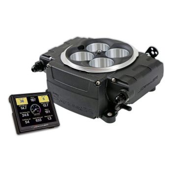 Holley Sniper 2 EFI 4BBL Self Tuning Base Kit Black 800 cfm 4 Injector Throttle Body 650 HPN/A HO550-511-3XX