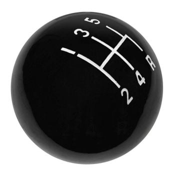 Hurst Classic Shifter Knob 5 Speed Black High Gloss 3/8"-16 Thread Size HU1630108