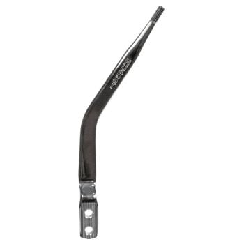 Hurst Competition/Plus Replacement Shifter Stick 11.16" Tall 4.12" Setback .880 R/H Offset Single Bend Chrome HU5386836