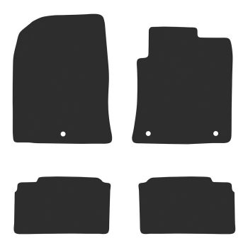 RubberTree Executive Rubber Car Floor Mats fits Hyundai i30 Hatch 2017-on HY055-01TPR