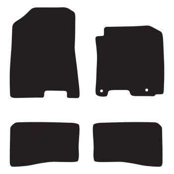 RubberTree Executive Rubber Car Floor Mats fits Hyundai Venue 2019-on HY063TPR