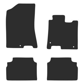 RubberTree Executive Rubber Car Floor Mats fits Hyundai Sonata 2019-on HY081TPR