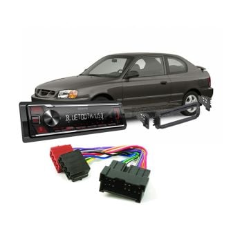 Hyundai Accent LC 2000-2005 Single DIN Head Unit Upgrade Kit