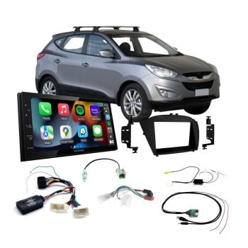 Hyundai iX35 2013-2015 Series 2 with Navigation Apple CarPlay Android Auto Head Unit Upgrade Kit