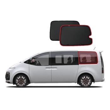 Snap Shades HYU028-3 Port Window Shades fits Hyundai Staria 2013-on