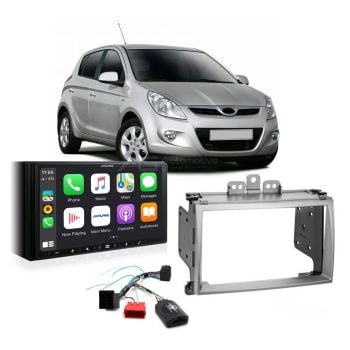 Hyundai i20 2010-2012 Apple CarPlay Android Auto Head Unit Upgrade Kit