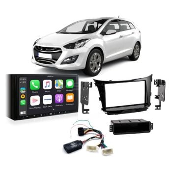 Hyundai i30 2012-2016 GD GD2 with OEM Nav Apple CarPlay Android Auto Head Unit Upgrade Kit