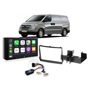 Hyundai iLoad 2008-2010 with AST Button Apple CarPlay Android Auto Head Unit Upgrade Kit
