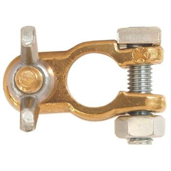 Icon LV4026P Battery Terminal + Wingnut Pkt 10 8mm Stud Steel Wingnut
