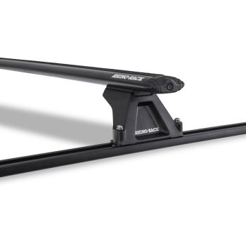 Rhino Rack Vortex RLTF Trackmount Black 2 Bar Roof Rack JA8774