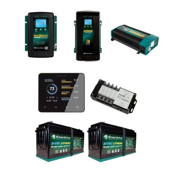 Enerdrive B-TEC 400Ah Combo with 60A AC/40A DC Chargers 2000W Inverter Simarine Monitor