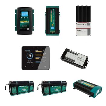 Enerdrive B-TEC 600Ah Combo with 100A AC/40A DC 2600W Inverter 60A Solar Controller Simarine Monitor