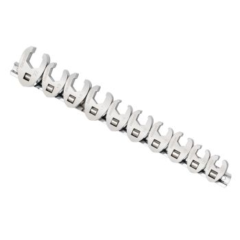 Kincrome K030007 Crows Foot Spanner Set 10 Piece 3/8inch Drive