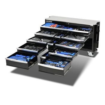 Kincrome CONTOUR Trolley Tool Kit 868pc 12 Drawer 60" Black K1964B