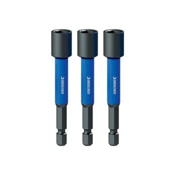 Kincrome K21469 Magnetic Nutsetter 5/16" Impact Bit 65mm 3 Piece