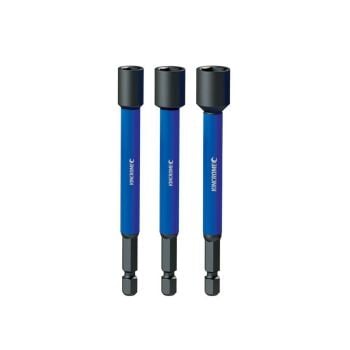 Kincrome K21506 Magnetic Nutsetter Impact Bit Mixed Pack 100mm 3 Piece