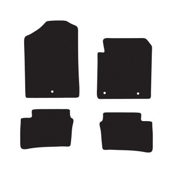 RubberTree Executive Rubber Car Floor Mats fits Kia Picanto 2017-on KA056TPR