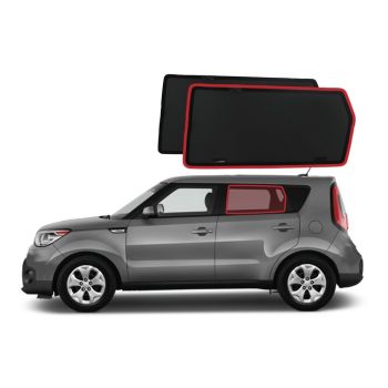 Snap Shades KIA024-2 Rear Window Shades fits Kia Soul 13-19